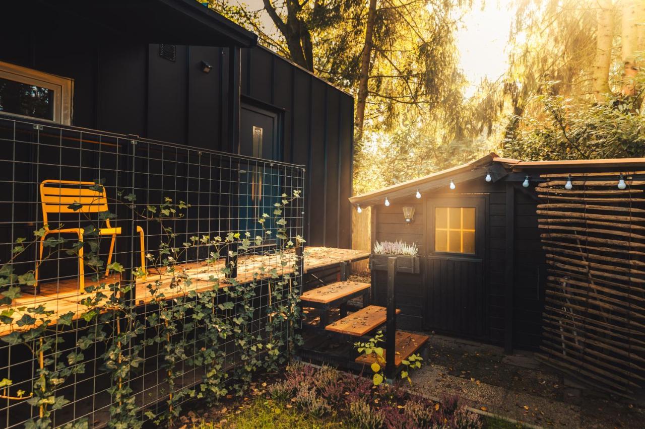 Black Cabin, Uniek Nieuw Verblijf Midden Op De Veluwe Koudhoorn Ngoại thất bức ảnh